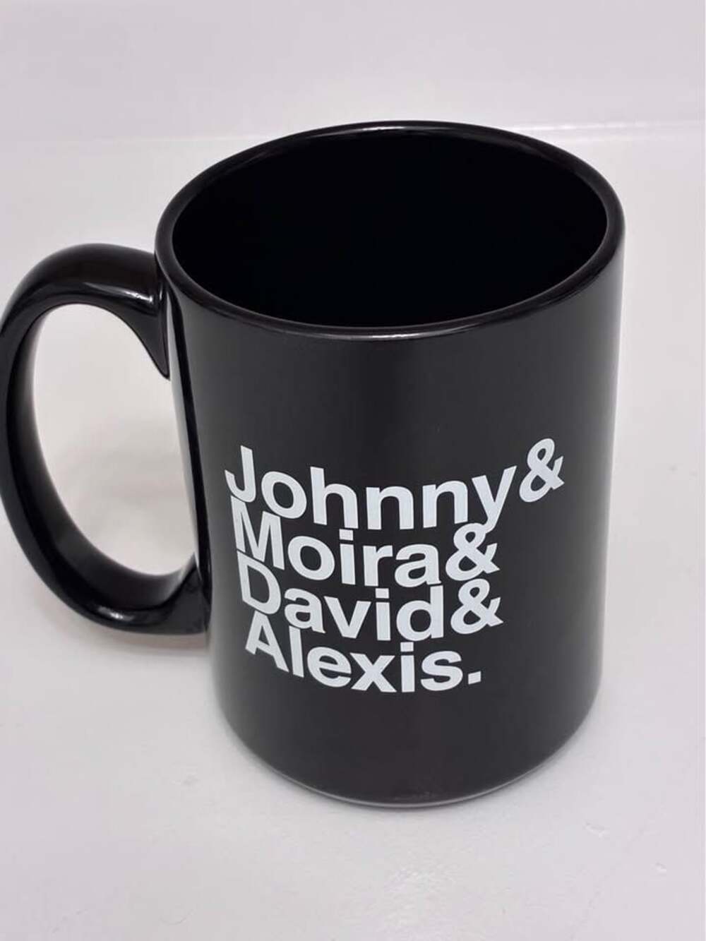 SCHITT’S CREEK coffee MUG rare JOHNNY & MOIRA & DAVID & ALEXIS